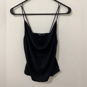 Zara cowl neck camisole top